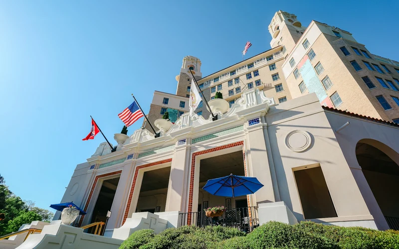 The Arlington Resort Hotel & Spa, the landmark thermal bathhouse hotel in Hot Springs, Arkansas